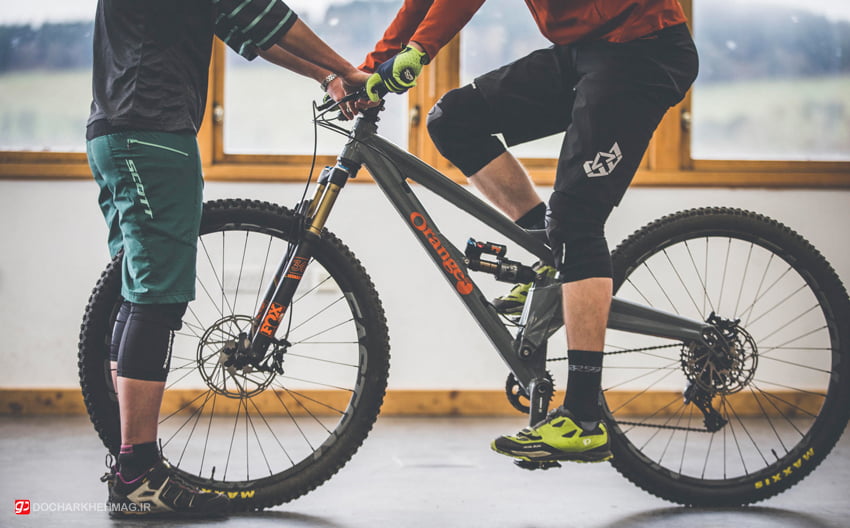 تنظیم ارتفاع لوله زین دوچرخه کوهستان